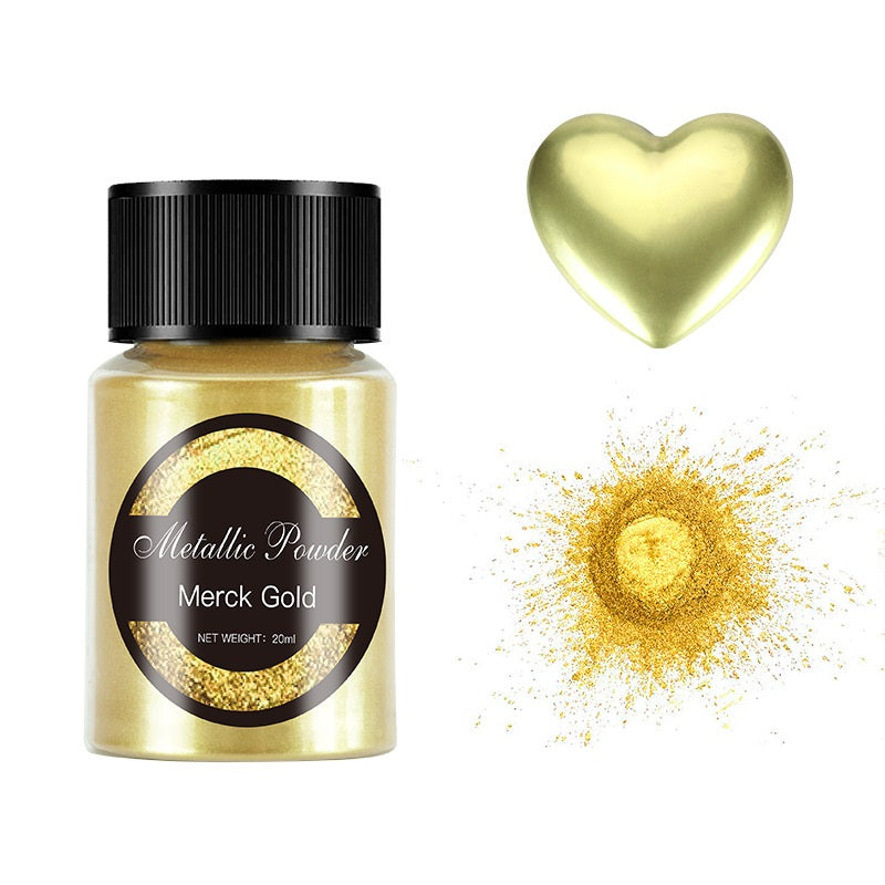 6 Color 20ml Metallic pigment powder For Resin Decorative Sealing