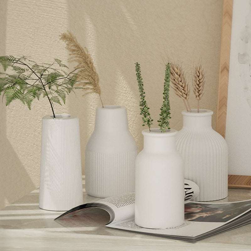 Vase Ornament Silicone Mold DIY Gypsum Cement Concrete Vase Pot Mold