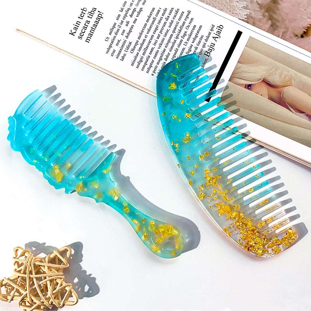 Wholesale Silicone Comb Resin Mold Salon Hair Styling Tool Mold