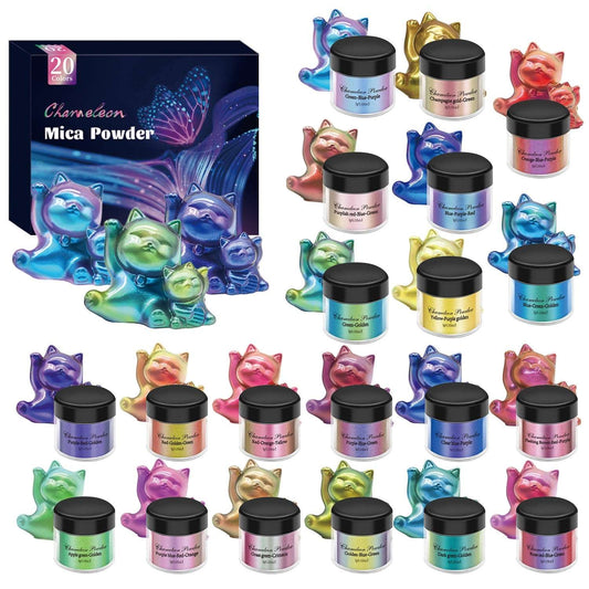 20 Color 3g Optical Chameleon Pearl Pigment Powder