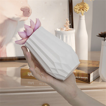 Vase Silicone Mold DIY Drip Gypsum Vase 3D Ornament Mold Epoxy Resin Plaster Concrete Flower Pot Mould