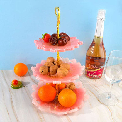 3 Tier Fruit Plate Tea Plate Disc Epoxy Resin Molds