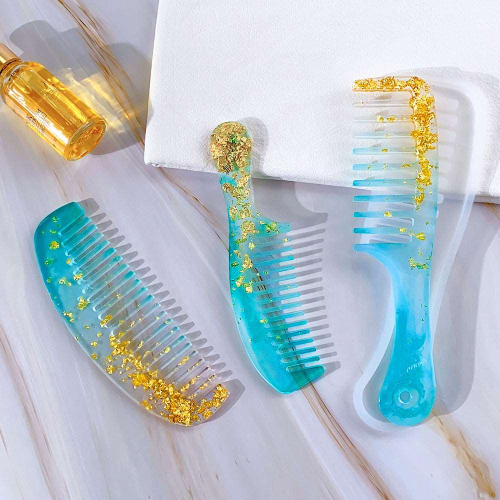 Wholesale Silicone Comb Resin Mold Salon Hair Styling Tool Mold