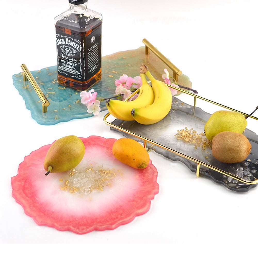 Home Decorative Irregular Craft Silicone Mold DIY Fruit Tray Mold