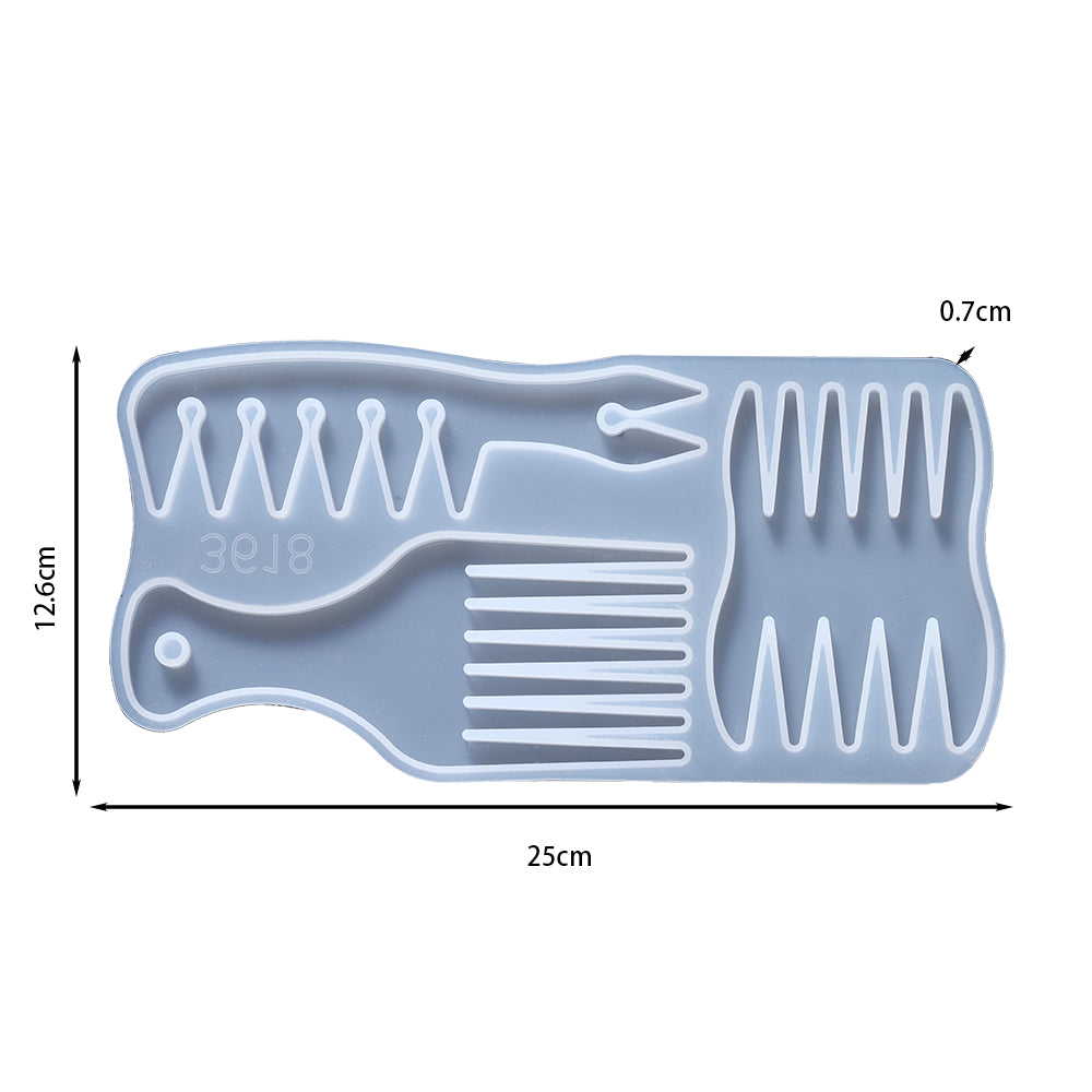 African oil comb silicone resin mold