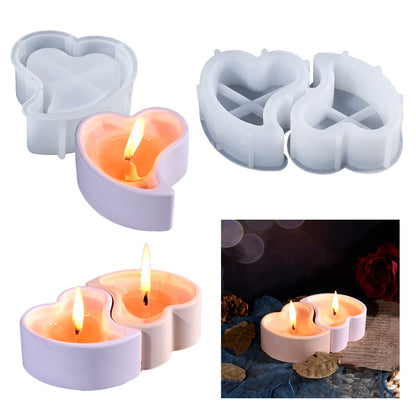 Valentine's Day Series Love Candle Cup Silicone Mold Gypsum Aromatherapy Storage Cement Silicone Mold