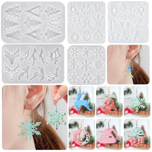 Christmas Pendant Earring Mold