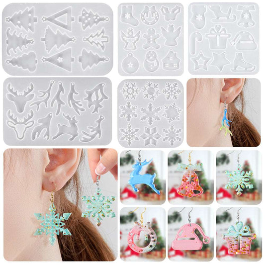 Christmas Pendant Earring Mold