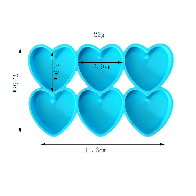 Heart Star Butterfly epoxy Silicone Resin Jewelry Molds For DIY Dangle Pendant Earring Jewelry Craft Making