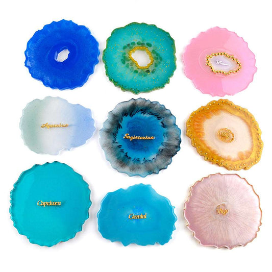 11 shapes Irregular Resin Coaster Mold