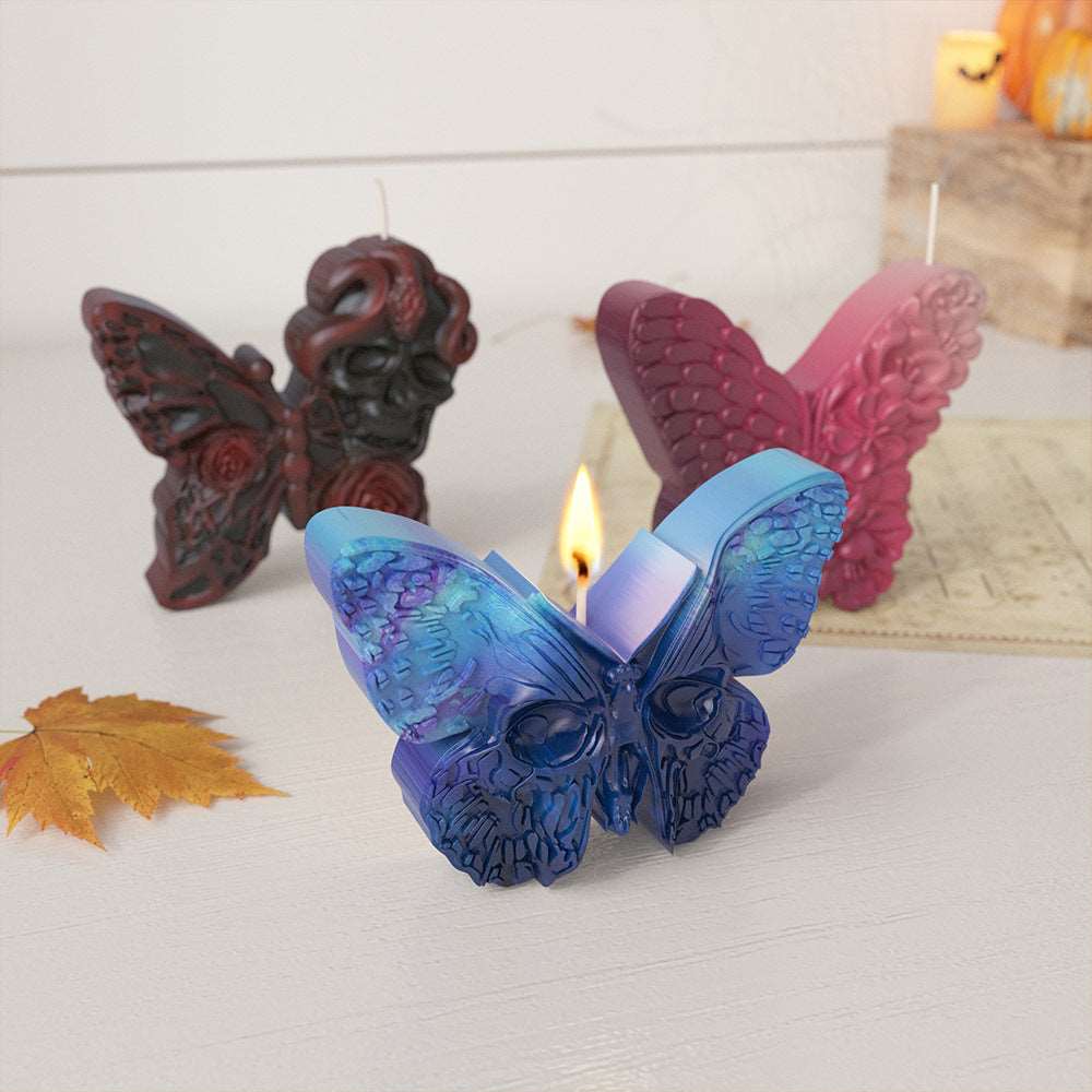 Halloween Butterfly Candle Silicone Mold