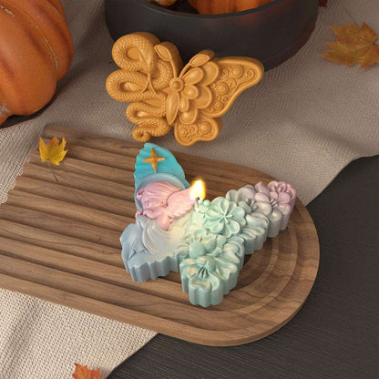 Halloween Butterfly Candle Silicone Mold