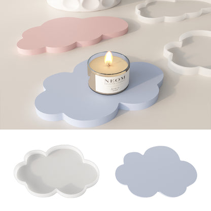 Cloud coaster silicone mold for resin art and gypsum art