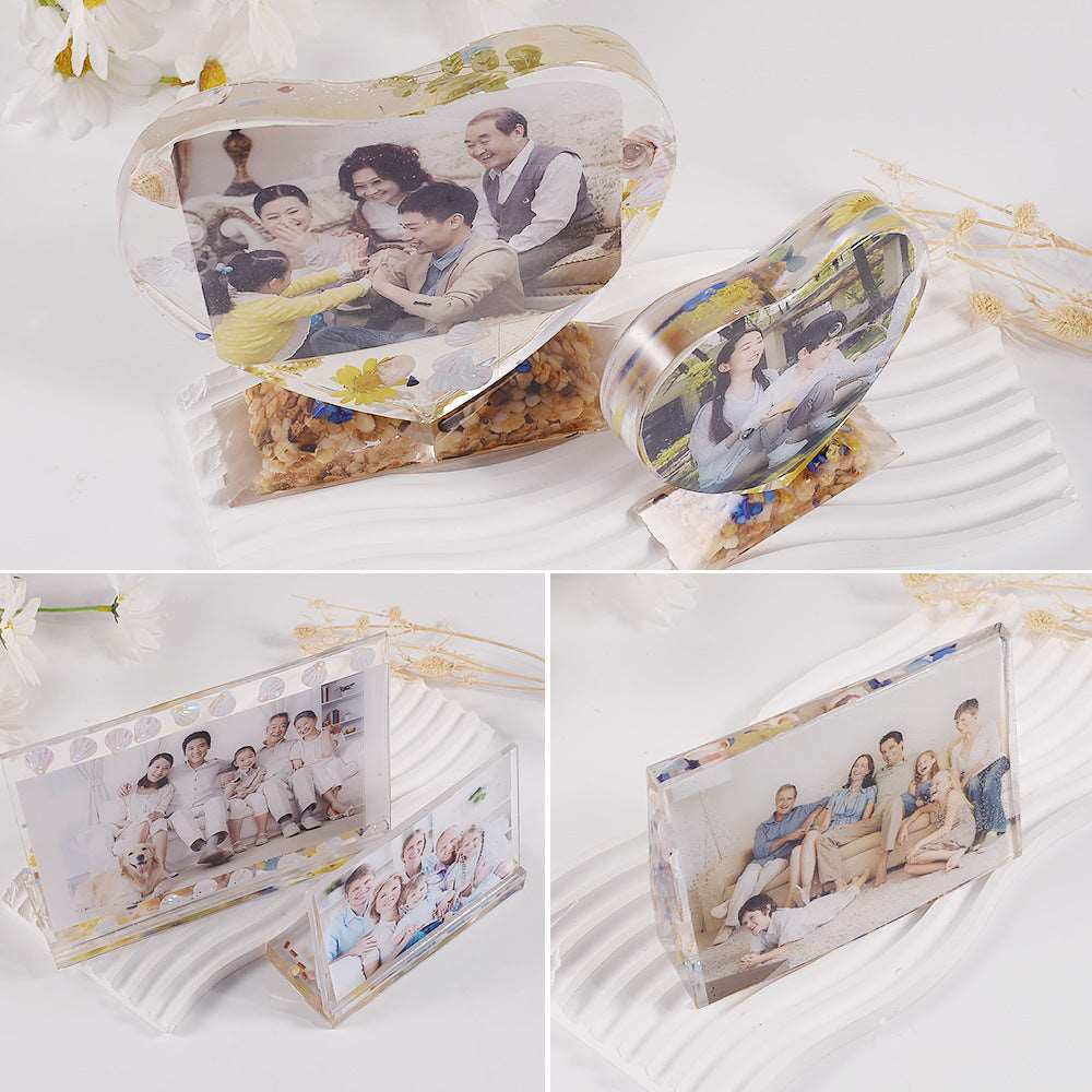 Multi-specification love photo frame mold Silicone mold for resin art