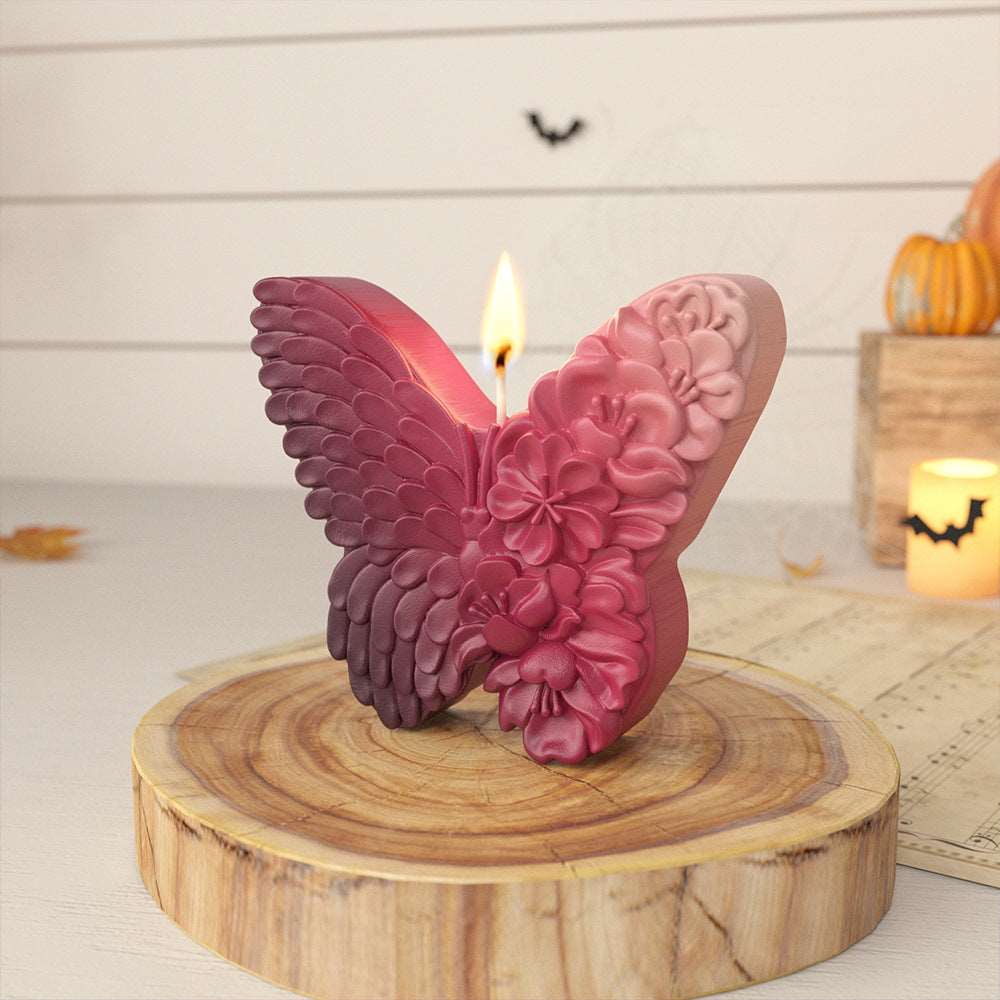 Halloween Butterfly Candle Silicone Mold