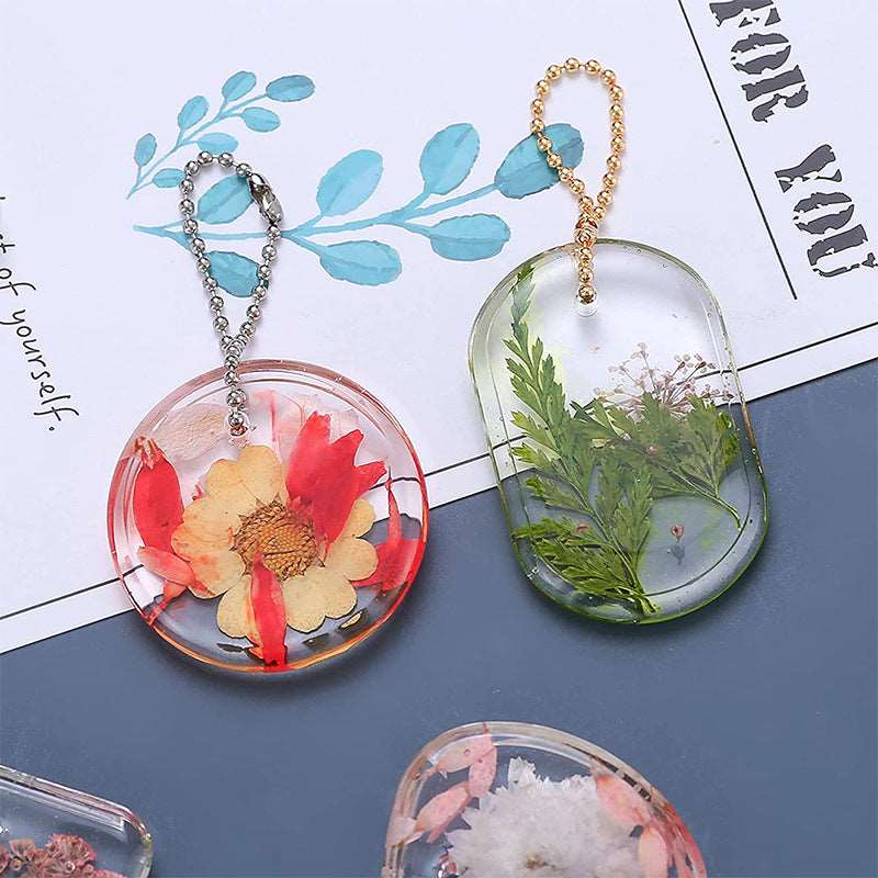 6pcs DIY Love Round Corner Pendant Silicone Mold