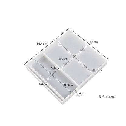 Multi-specification love photo frame mold Silicone mold for resin art