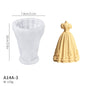 3D Wedding Dress Princess Dress Aromatherapy Candle Gypsum Mold