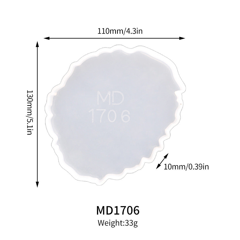 11 shapes Irregular Resin Coaster Mold