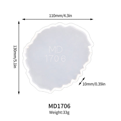 11 shapes Irregular Resin Coaster Mold