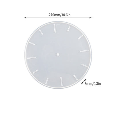 Large Round Clock Silicone Mold