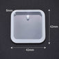 6pcs DIY Love Round Corner Pendant Silicone Mold