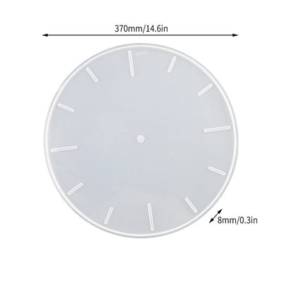 Large Round Clock Silicone Mold