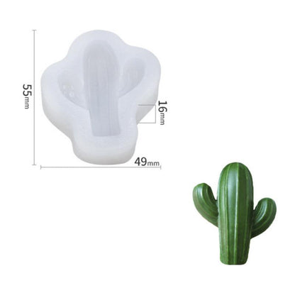 Succulent Plant Gypsum Mold Candle Molds Epoxy Resin Template Soft Silicone Birthday Holiday Gift Wedding Souvenirs Home Decor